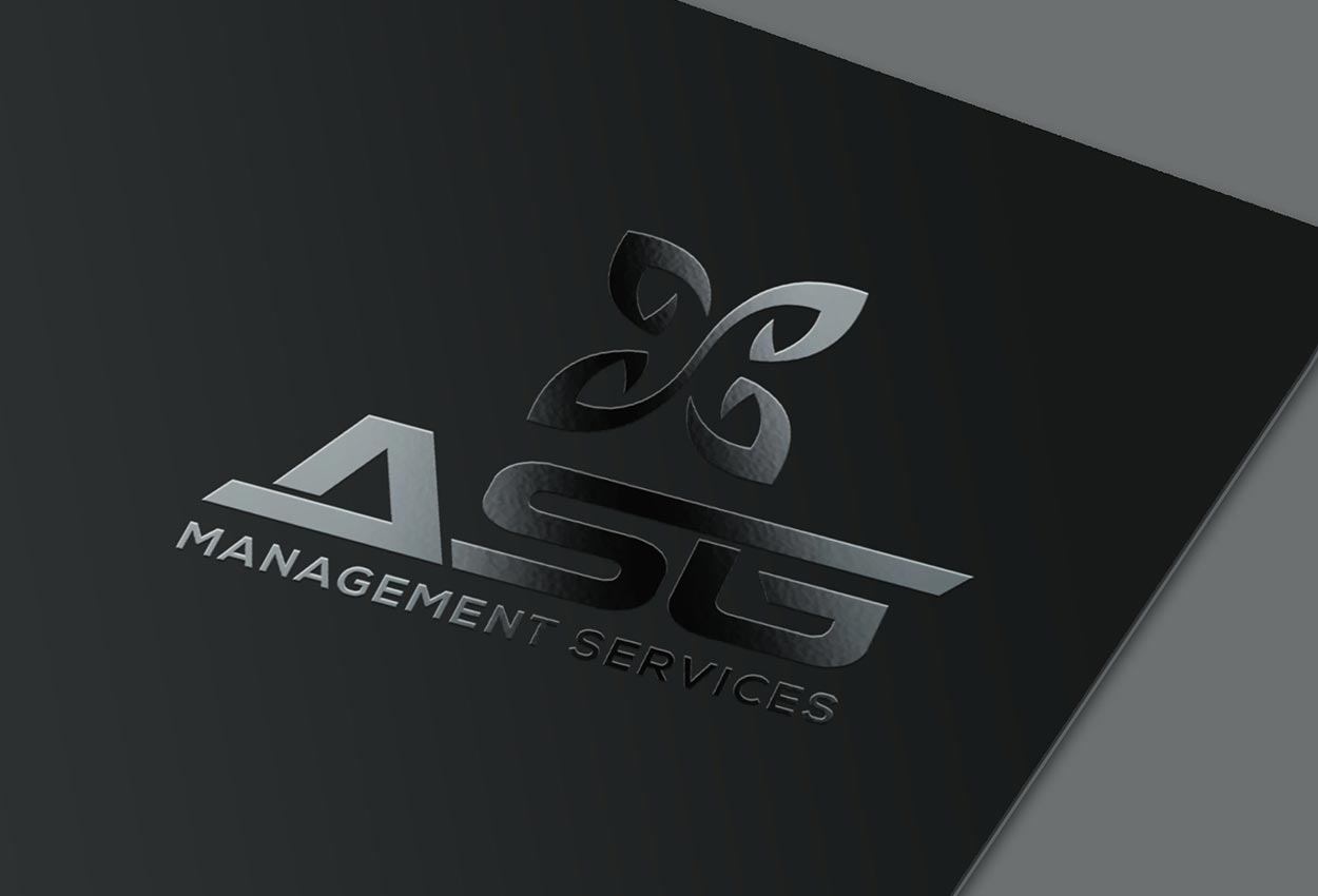 Logo Design of ASG Management Service company Dubai