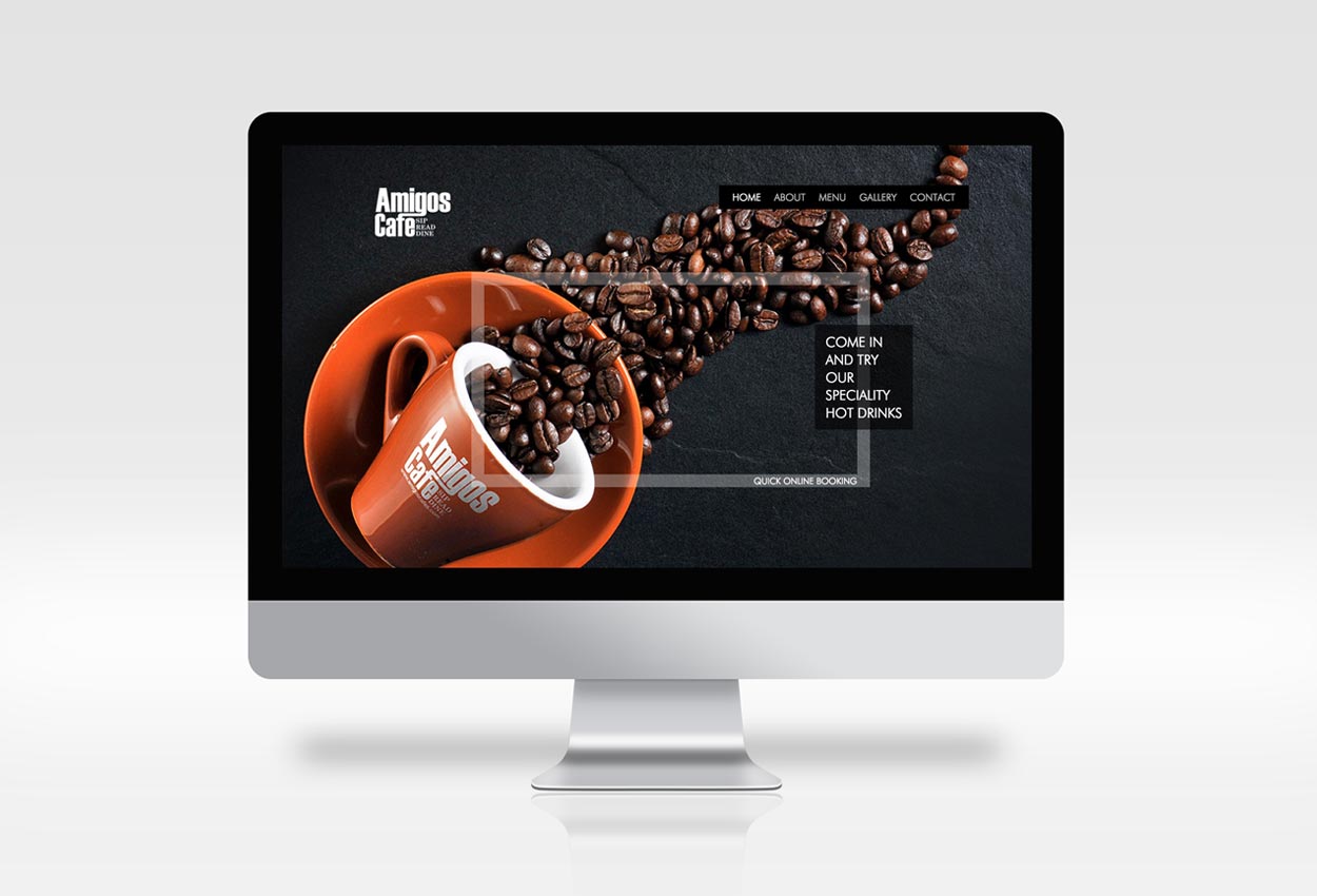 restaurant website design in Dubai for Amigos