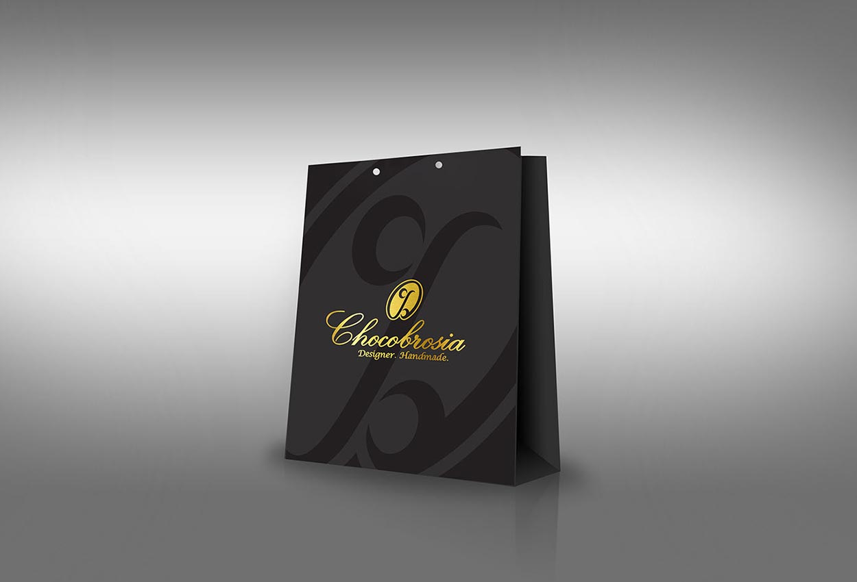 Chocolate shopping Bag design