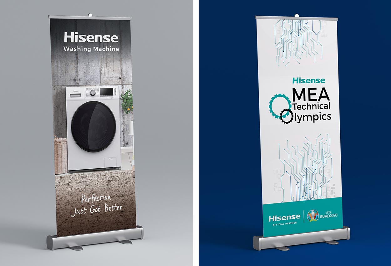 Design of Hisnese Washing Machine Rollup