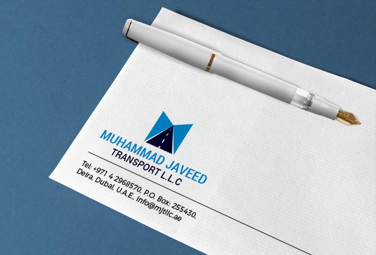 Transport Company stationery design