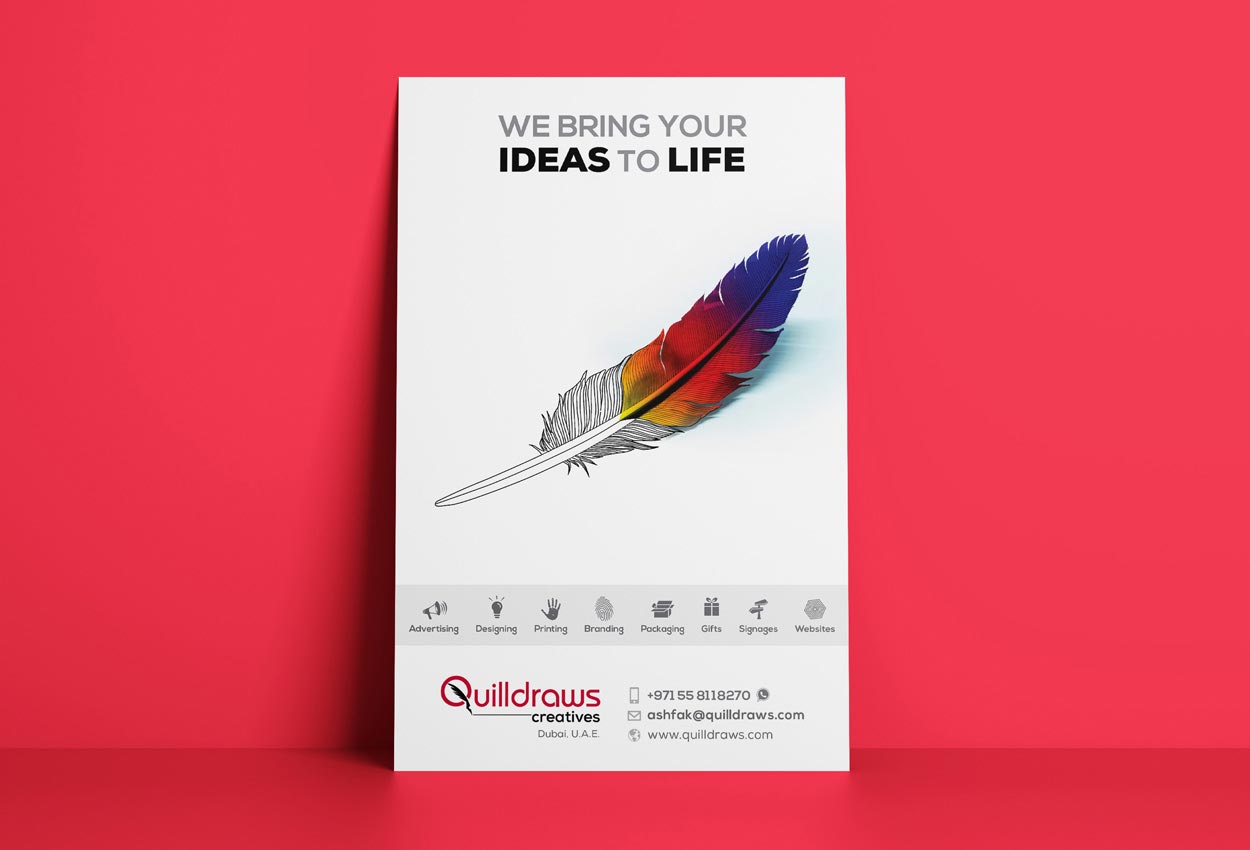 Creative flyer designer in Dubai