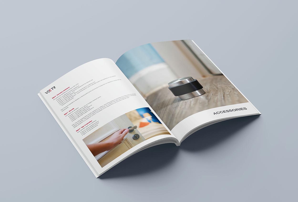 Architectural Door Hardware Catalogue design