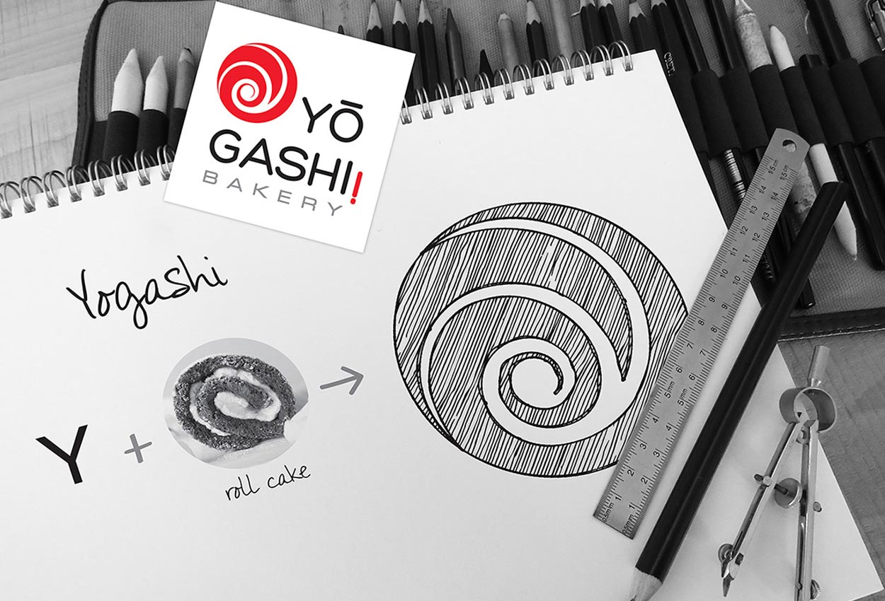Yogashi Bakery Logo Design