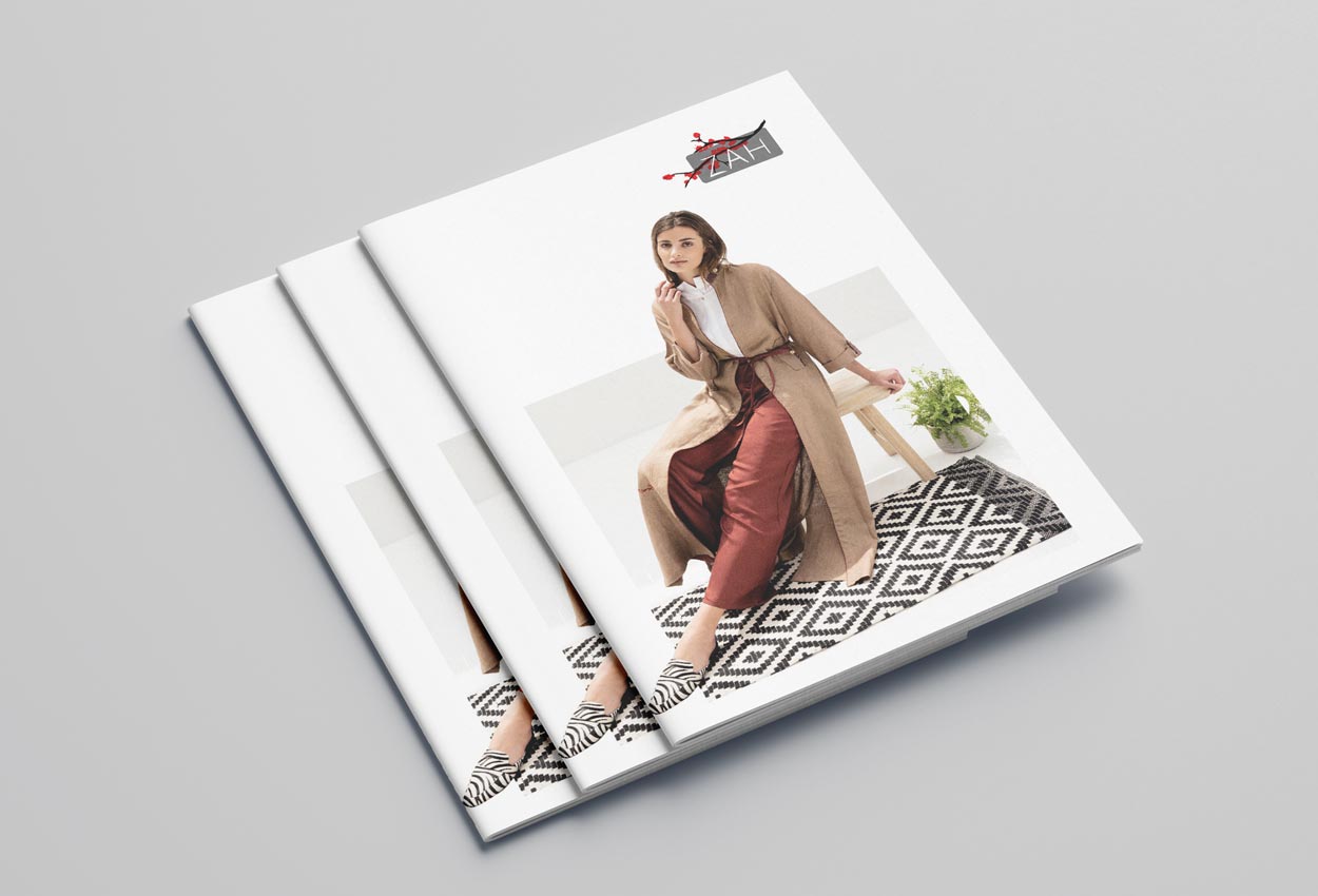 Minimal Design of Fashion look book in Dubai